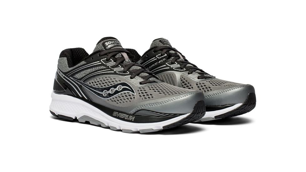 Saucony Echelon 7 Road Running Shoe - Mens, Grey/Black, Medium, 7, S20468-1-Medium-7