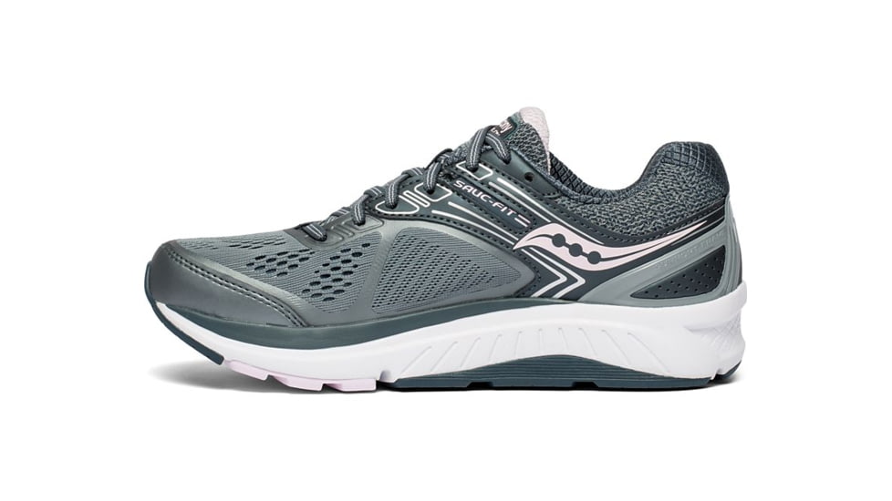Saucony Echelon 7 Road Running Shoe - Womens, Slate/Pink, Medium, 5, S10468-1-Medium-5