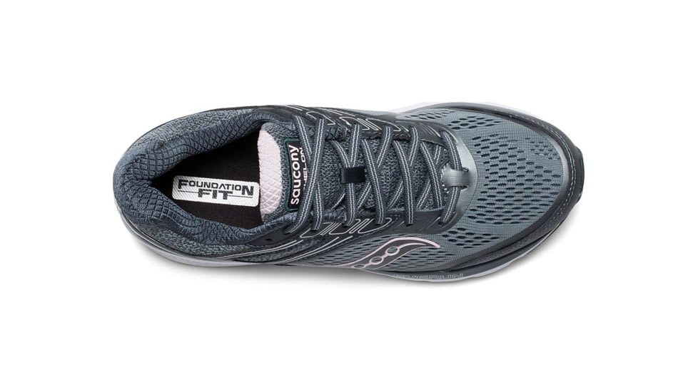 Saucony Echelon 7 Road Running Shoe - Womens, Slate/Pink, Medium, 5, S10468-1-Medium-5