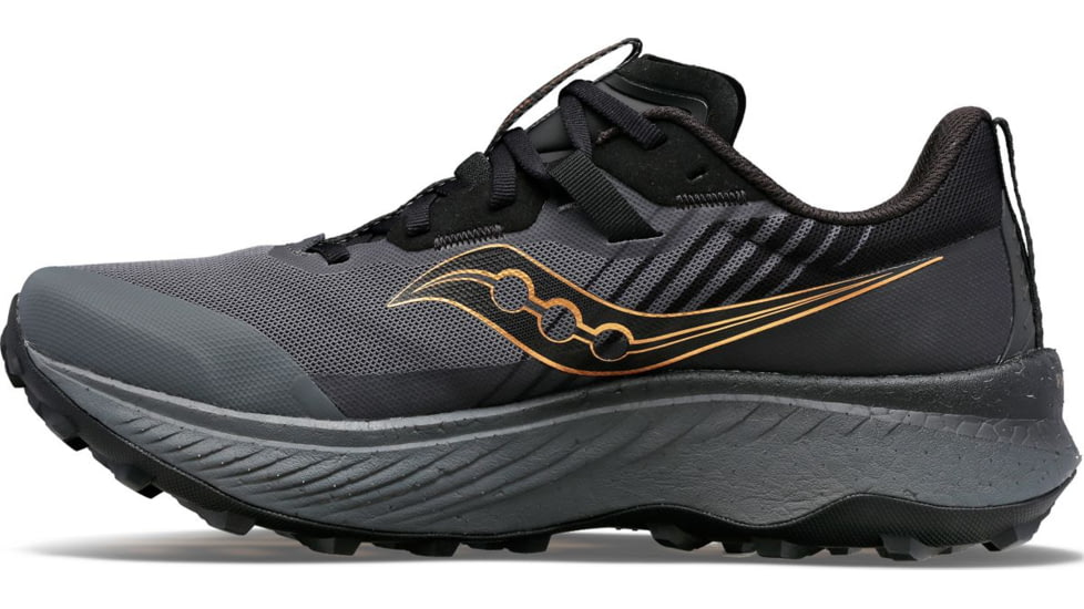 Saucony Endorphin Edge Trail Shoes - Mens, Black/Goldstk, 13, Medium, S20773-10-001-M-130