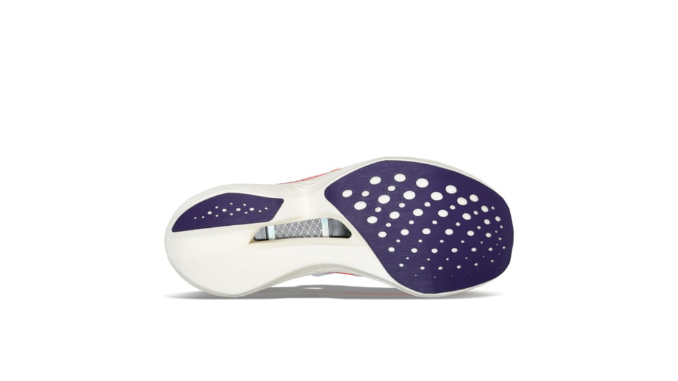 Saucony Endorphin Elite Shoes - Womens, White/Vizired, 9.5, Medium, S10768-126-100-M-9.5