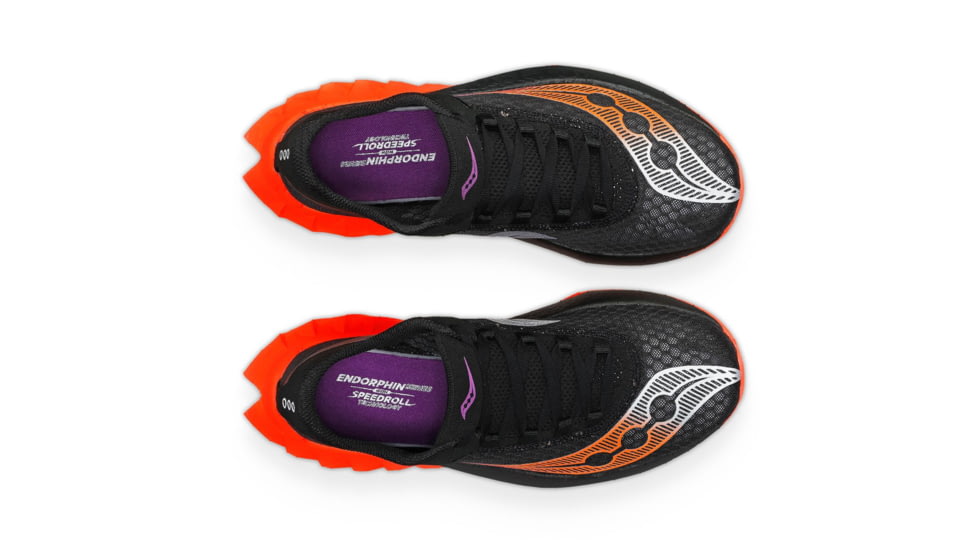 Saucony Endorphin Pro 4 Shoes - Mens, Black/Vizired, 13, Medium, S20939-127-001-M-13