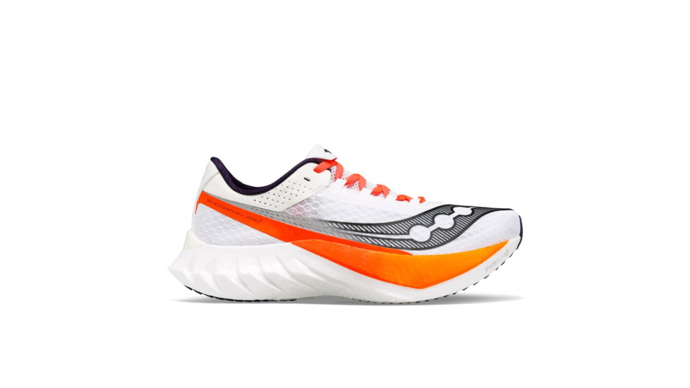 Saucony Endorphin Pro 4 Shoes - Mens, White/Black, 12.5, Medium, S20939-129-100-M-12.5