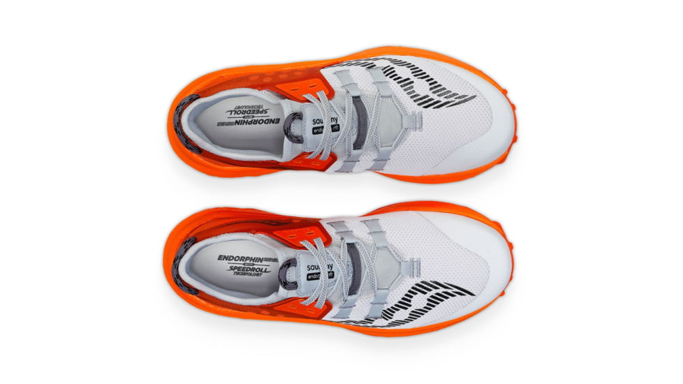 Saucony Endorphin Rift Trail Shoes - Mens, Fog/Pepper, 8, Medium, S20856-110-020-M-8