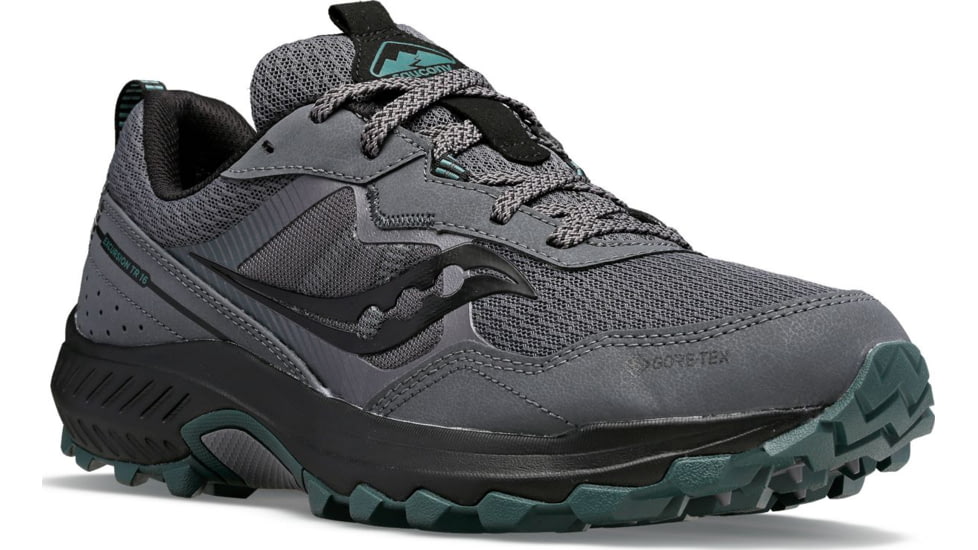 Saucony Excursion TR16 GTX Trail Shoes - Mens, Shadow/Forest, 10.5, Medium, S20749-21-020-M-105