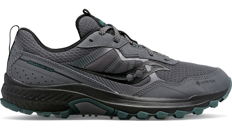 Saucony Excursion TR16 GTX Trail Shoes - Mens, Shadow/Forest, 10.5, Medium, S20749-21-020-M-105