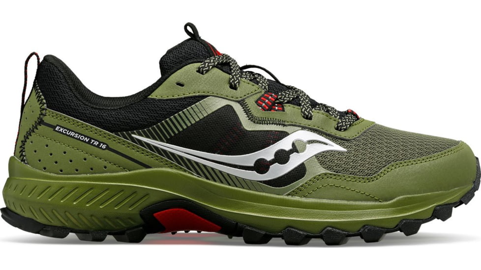 Saucony Excursion TR16 Trail Shoes - Mens, Glade/Black, 11.5, Medium, S20744-41-001-M-11.5