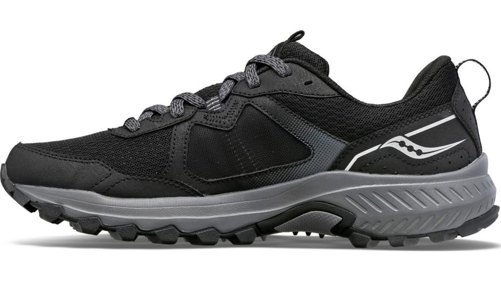 Saucony Excursion TR16 Wide Trail Shoes - Mens, Black/Charcoal, 10.5, Medium, S20745-05-001-M-105