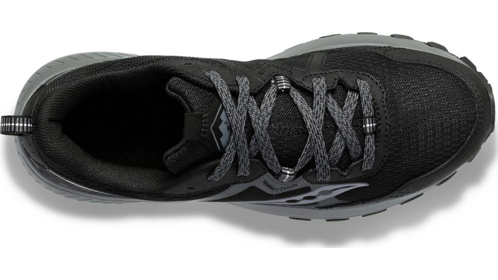 Saucony Excursion TR16 Wide Trail Shoes - Mens, Black/Charcoal, 10.5, Medium, S20745-05-001-M-105