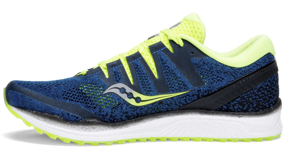 Saucony Freedom Iso 2 Road Running Shoes - Mens, Blue/Citron, 9.5 US, S20440-3-9.5 US