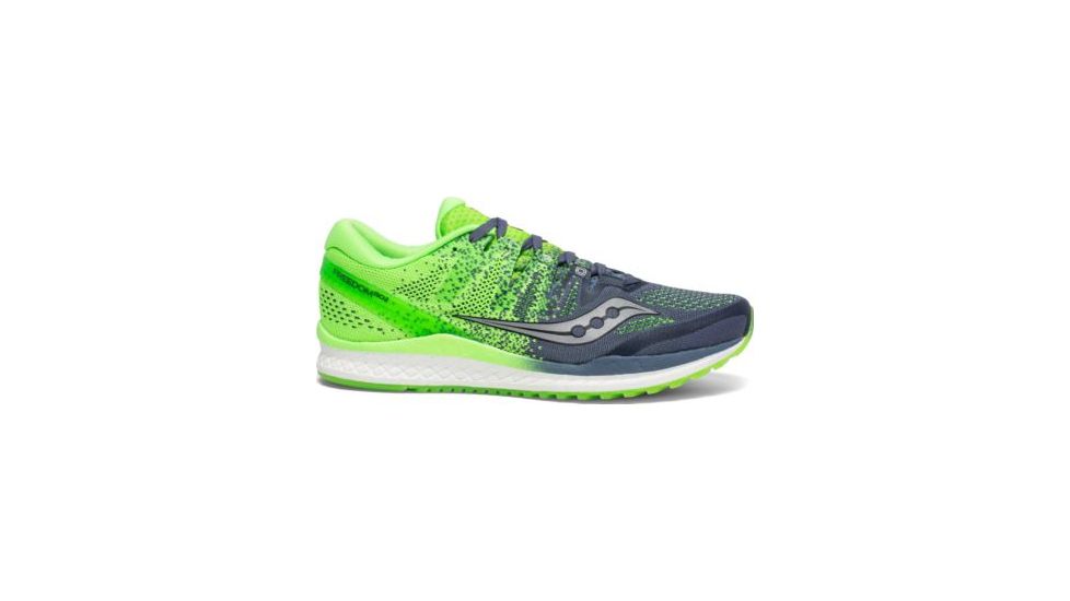 Saucony Freedom ISO 2 Road Running Shoes - Mens, Grey/Slime, Medium, 9, S20440-4-9