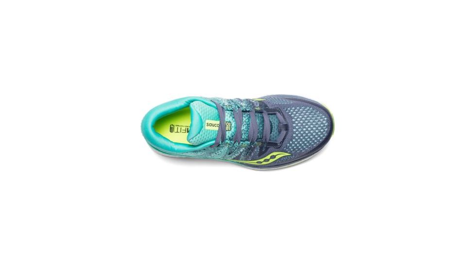 Saucony Freedom Iso 2 Road Running Shoes - Womens, Grey/Teal, Medium, 7, S10440-4-7