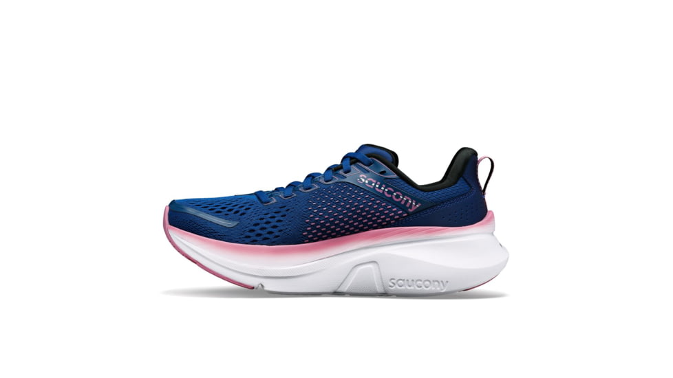 Saucony Guide 17 Shoes - Womens, Navy/Orchid, 6.5, Wide, S10937-106-410-W-6.5