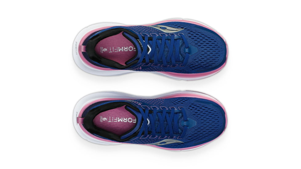 Saucony Guide 17 Shoes - Womens, Navy/Orchid, 6.5, Wide, S10937-106-410-W-6.5
