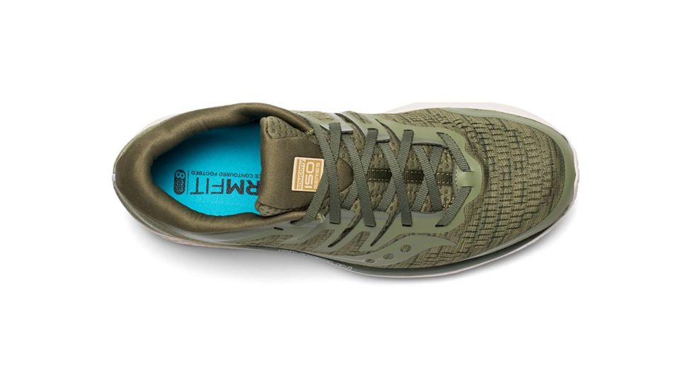 Saucony Guide ISO 2 Road Running Shoes - Mens, Olive Shade, Medium, 8.5, S20464-41-8.5