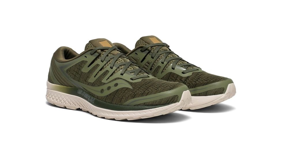 Saucony Guide ISO 2 Road Running Shoes - Mens, Olive Shade, Medium, 8.5, S20464-41-8.5