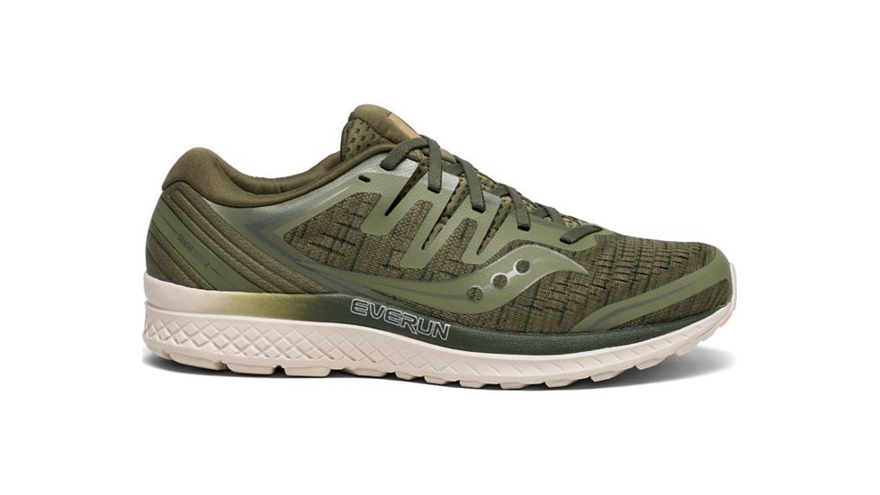 Saucony Guide ISO 2 Road Running Shoes - Mens, Olive Shade, Medium, 8.5, S20464-41-8.5