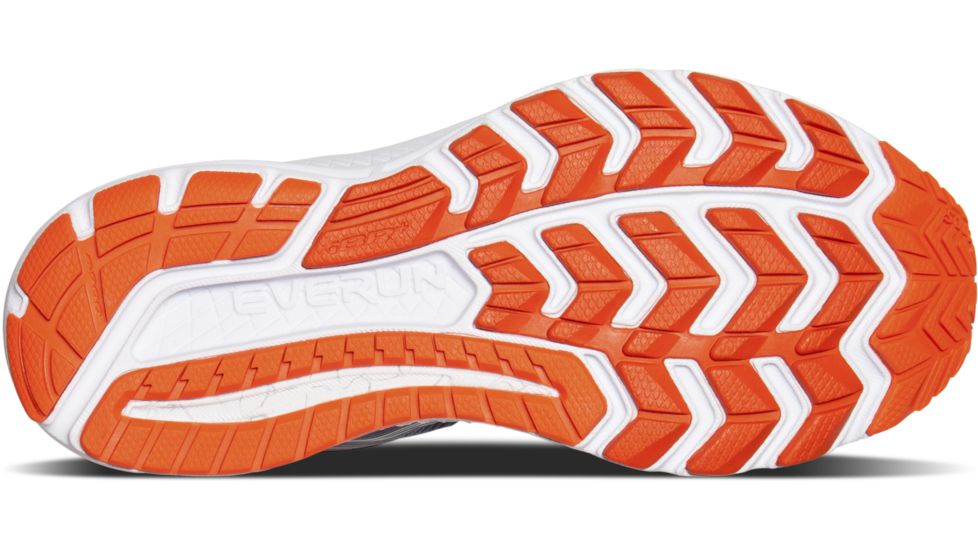 Saucony Guide Iso Road Running Shoes - Mens, Grey/Black/Orange, 9.5 US, S20415-5-9.5 US