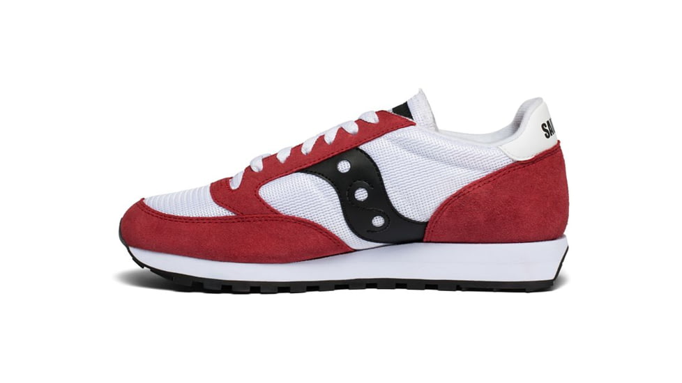 Saucony Jazz Original Vintage Casual Shoe - Mens, White/Red, Medium, 7.5, S70368-84-Medium-7.5
