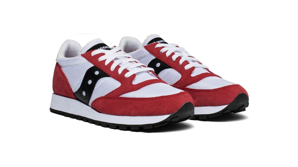 Saucony Jazz Original Vintage Casual Shoe - Mens, White/Red, Medium, 7.5, S70368-84-Medium-7.5