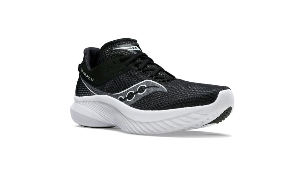 Saucony Kinvara 14 Wide Shoes - Mens, Black/White, 10.5, Medium, S20824-05-001-M-10.5