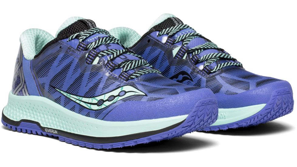 Saucony Koa Tr Trail Running Shoes - Womens, Violet/Aqua, 6 US, S10390-35-6 US