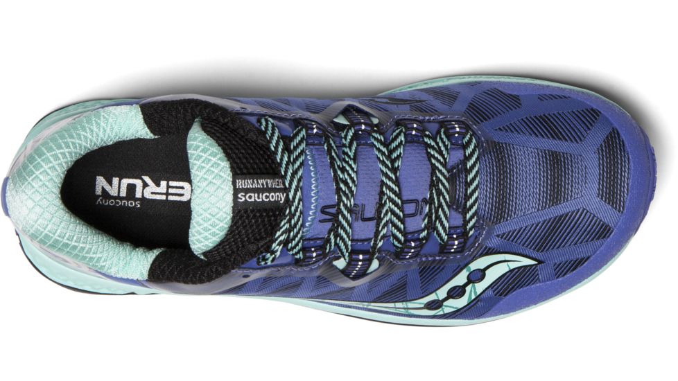 Saucony Koa Tr Trail Running Shoes - Womens, Violet/Aqua, 6 US, S10390-35-6 US