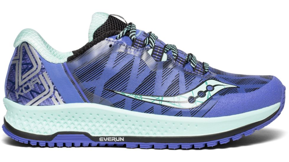 Saucony Koa Tr Trail Running Shoes - Womens, Violet/Aqua, 7.5 US, S10390-35-7.5 US