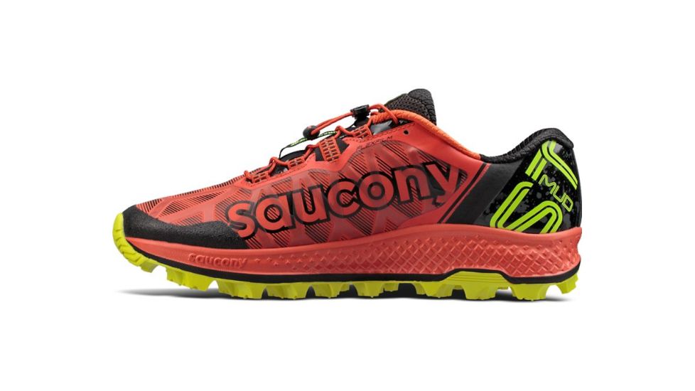 Saucony Mens Koa ST Trail Running Shoe, Orange/Citron, 10 US, S20391-1-10 US