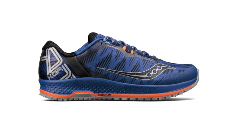 Saucony Mens Koa TR Trail Running Shoe, Blue/Orange, 9.5 US S20390-1-9.5 US