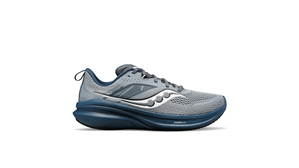 Saucony Omni 22 Shoes - Mens, Flint/Dusk, 8, Medium, S20926-115-020-M-8