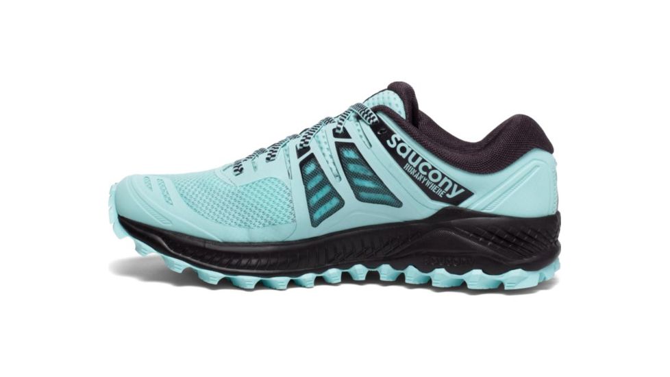 Saucony Peregrine ISO Running Shoes - Womens, Aqua/Grey, 5, S10483-2-5