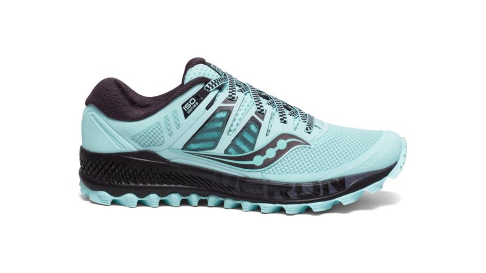 Saucony Peregrine ISO Running Shoes - Womens, Aqua/Grey, 5, S10483-2-5