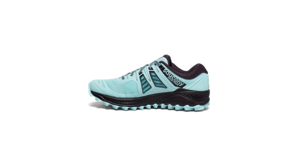 Saucony Peregrine ISO Trail Running Shoes - Womens, Aqua/Grey, Medium, 7.5, S10483-2-7.5
