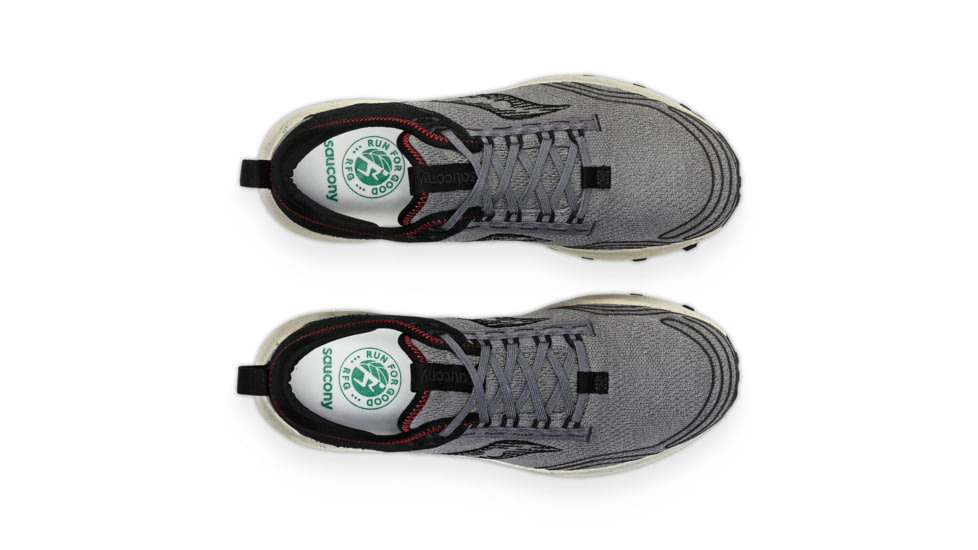 Saucony Peregrine RFG Trail Shoes - Mens, Shadow/Black, 8, Medium, S20869-138-021-M-8