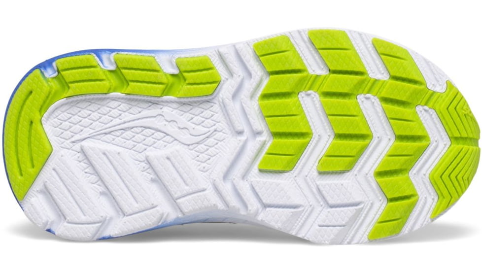 Saucony Ride 10 JR Sneakers - Kids, Navy/Green, 10, Wide, SL266043-W-100