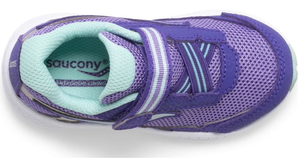 Saucony Ride 10 JR Sneakers - Kids, Purple, 11, Wide, SL166287-W-110