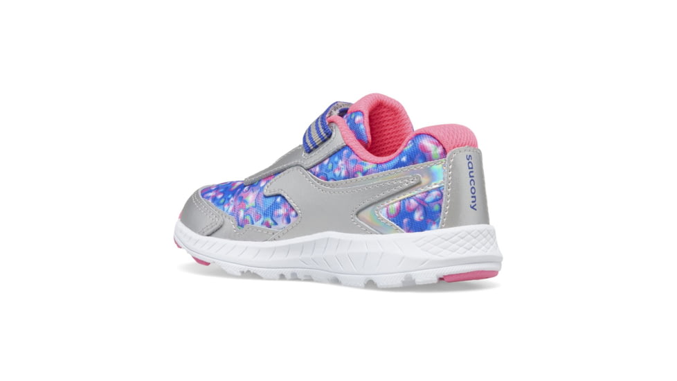 Saucony Ride 10 JR Sneakers - Kids, Silver/Pink, 11, Wide, SL167483-W-11