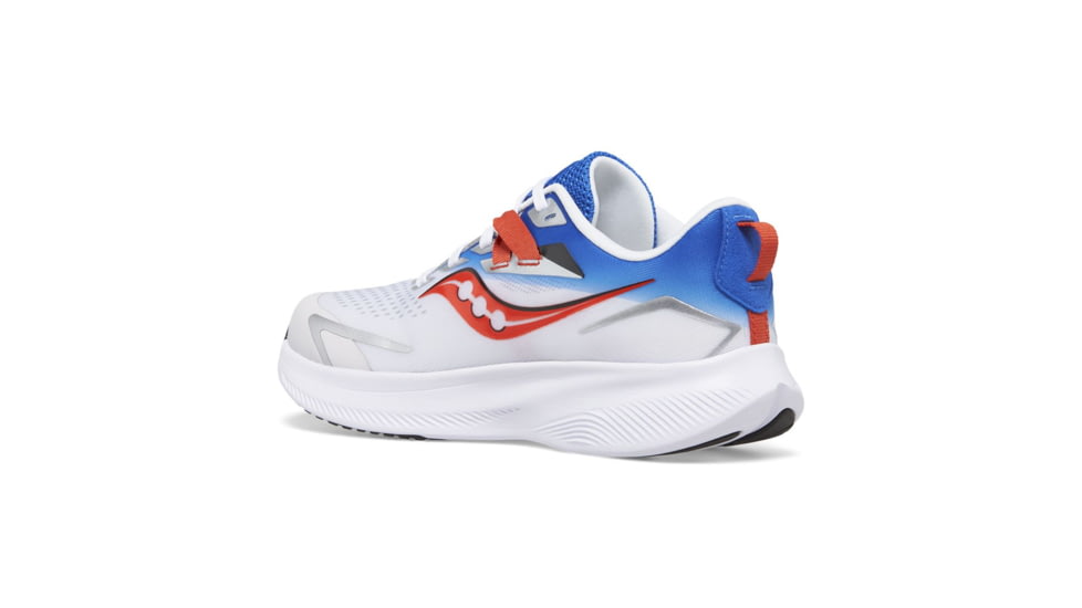 Saucony Ride 15 Shoes - Kids, Grey/Blue/Red, 1, Medium, SK267455-M-1