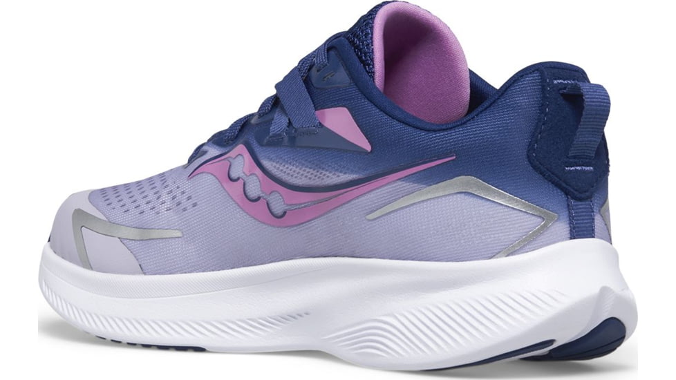 Saucony Ride 15 Shoes - Kids, Mauve/Indigo, 6, Medium, SK167266-M-6