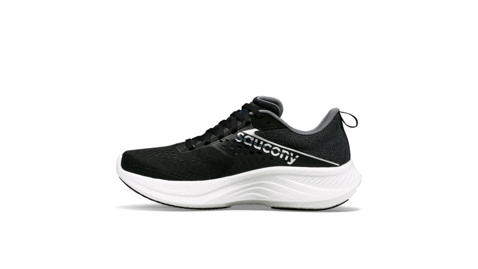 Saucony Ride 17 Shoes - Mens, Black/White, 7, Medium, S20924-100-001-M-7