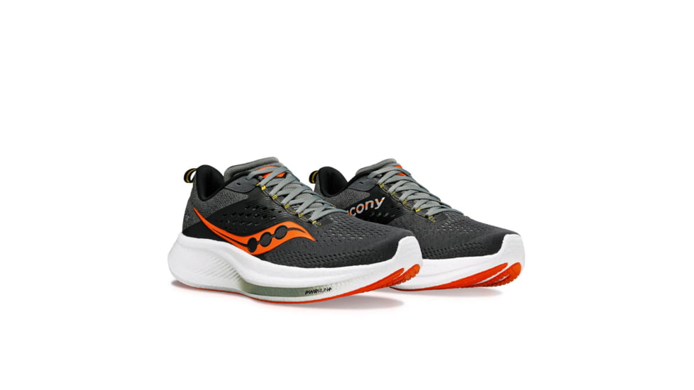 Saucony Ride 17 Shoes - Mens, Shadow/Pepper, 15, Medium, S20924-110-021-M-15