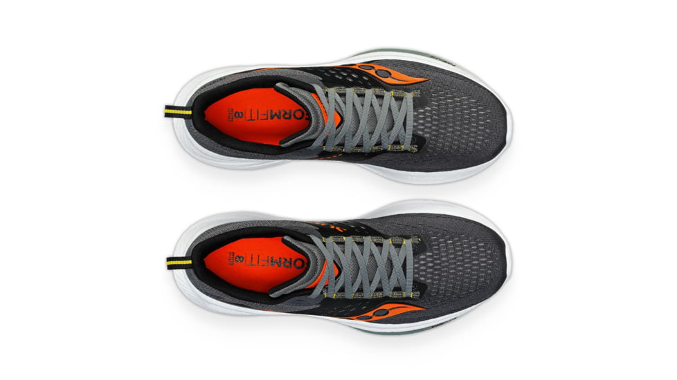 Saucony Ride 17 Shoes - Mens, Shadow/Pepper, 15, Medium, S20924-110-021-M-15