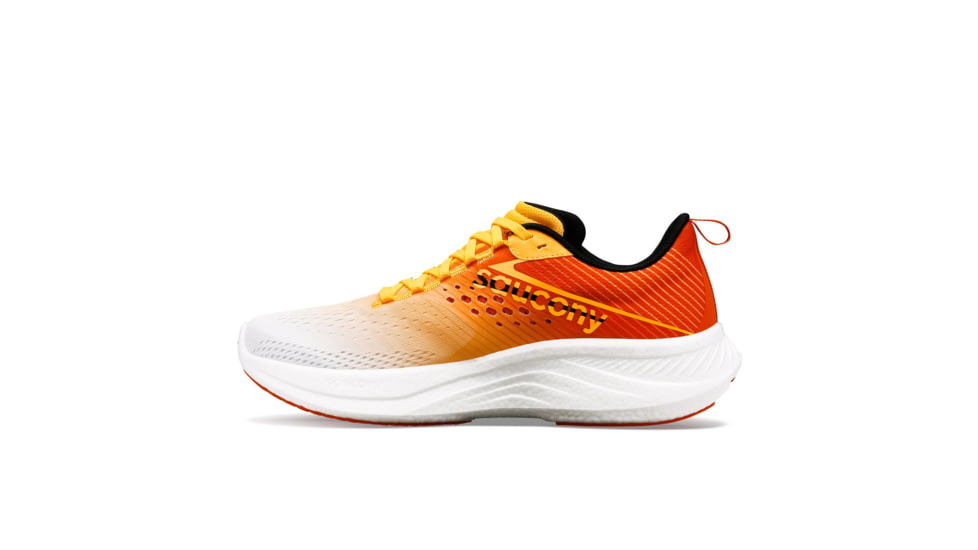 Saucony Ride 17 Shoes - Mens, White/Vizigold, 9, Medium, S20924-138-100-M-9