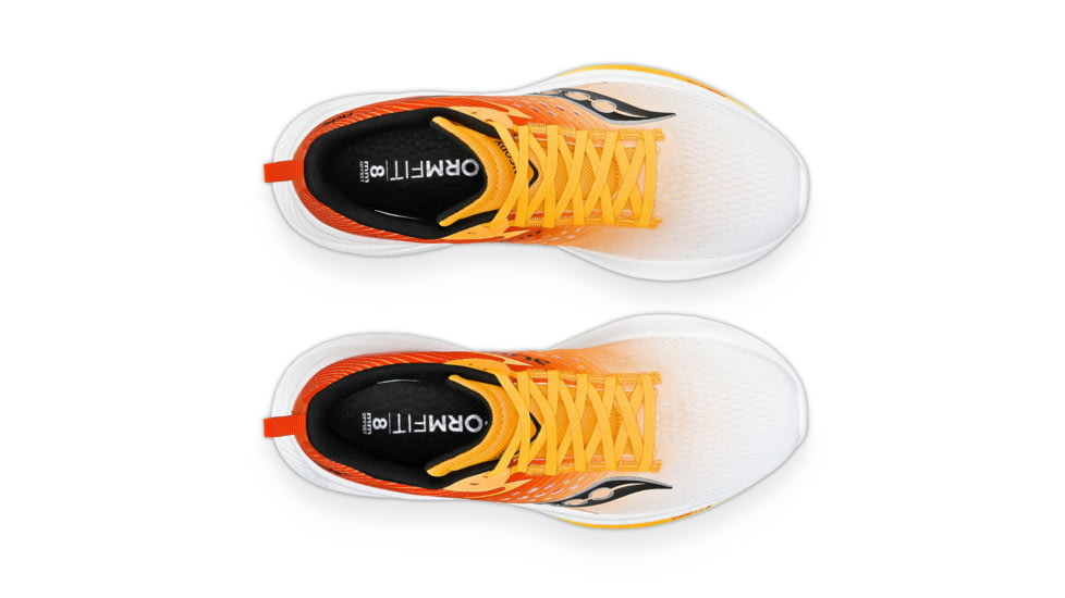 Saucony Ride 17 Shoes - Mens, White/Vizigold, 9, Medium, S20924-138-100-M-9
