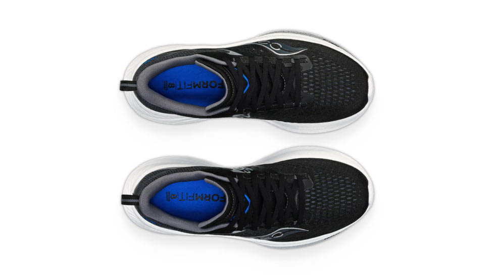 Saucony Ride 17 Shoes - Womens, Black/White, 10, Wide, S10925-100-001-W-10