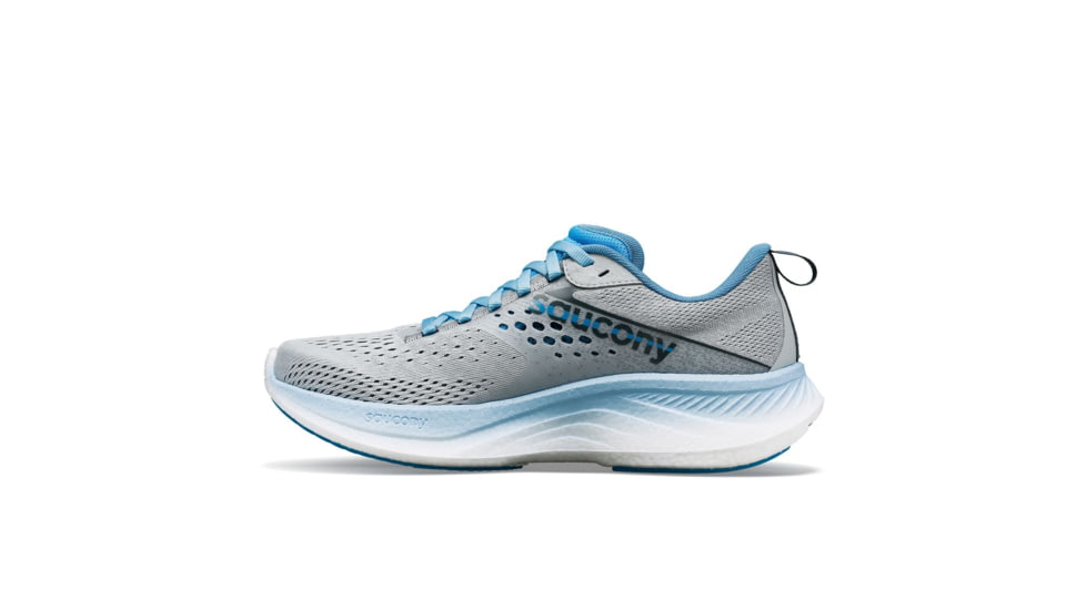 Saucony Ride 17 Shoes - Womens, Cloud/Breeze, 10, Medium, S10924-118-026-M-10