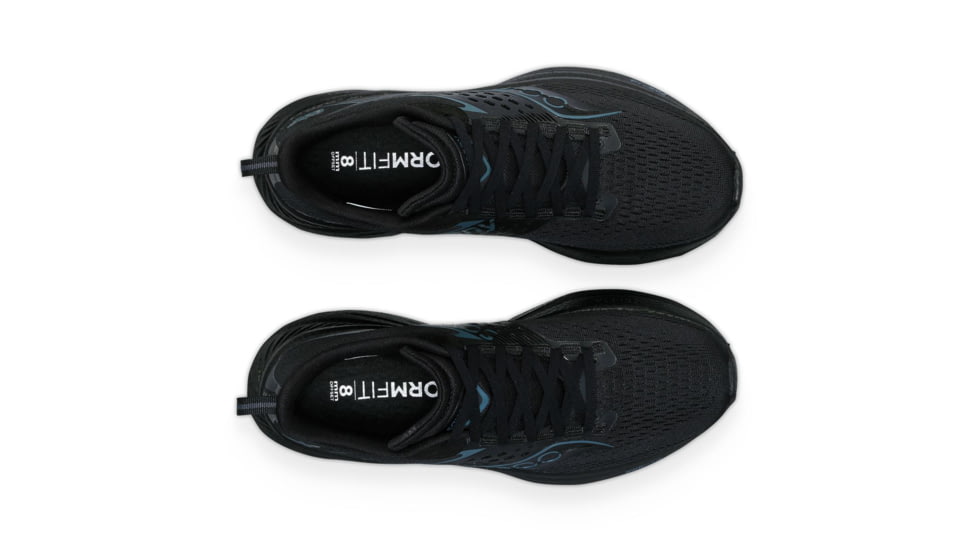 Saucony Ride 17 Shoes - Womens, Triple Black, 7.5, Medium, S10924-101-001-M-7.5