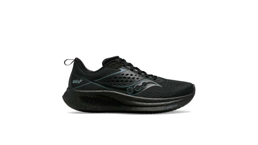 Saucony Ride 17 Shoes - Womens, Triple Black, 7.5, Medium, S10924-101-001-M-7.5
