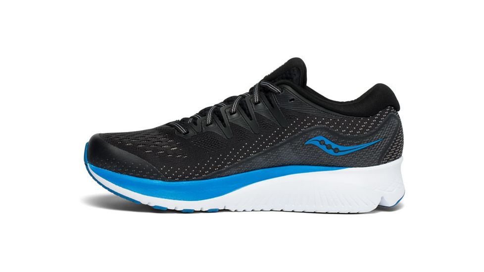 Saucony Ride ISO 2 Road Running Shoe - Mens, Black/Blue, Medium, 7, S20514-2-Medium-7